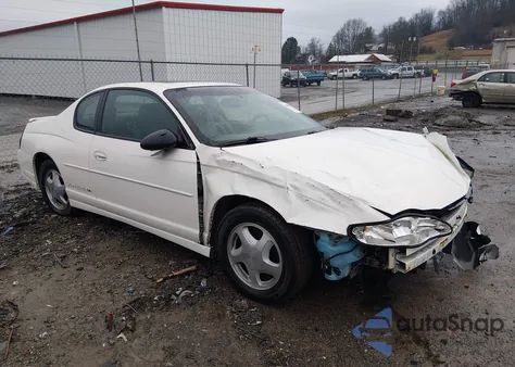 2002 Chevrolet Monte Carlo Ss z USA, uszkodzony, nr VIN 2G1WX15KX29152391